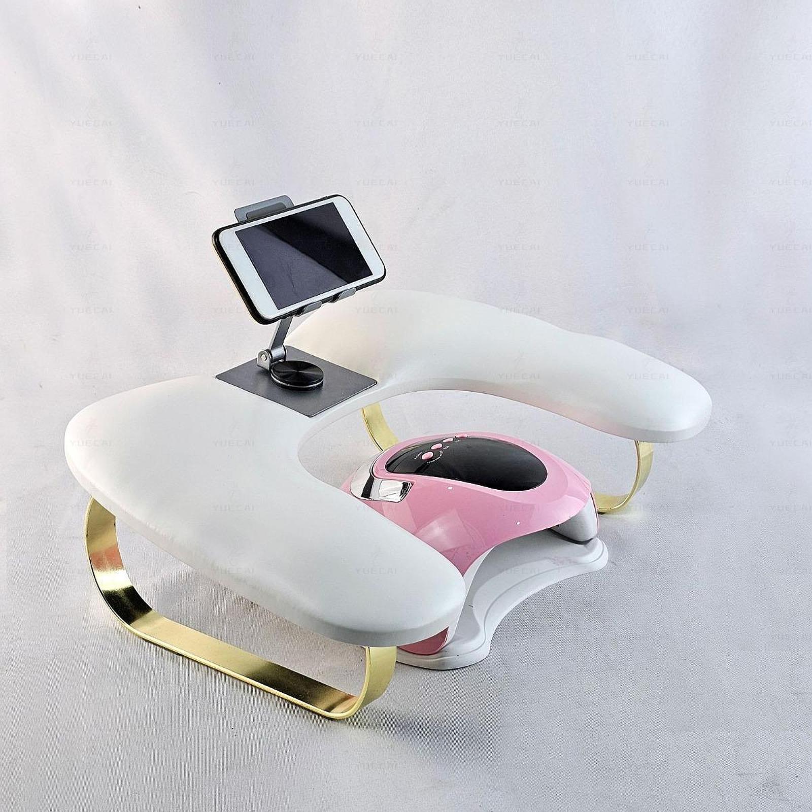 Tech Accessories Phone - Nagelkunst kussen met telefoonhouder, U-vormige manicure