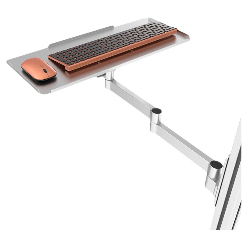 Monitor Arm Single - Draadloos toetsenbord en muis Draaibare lade