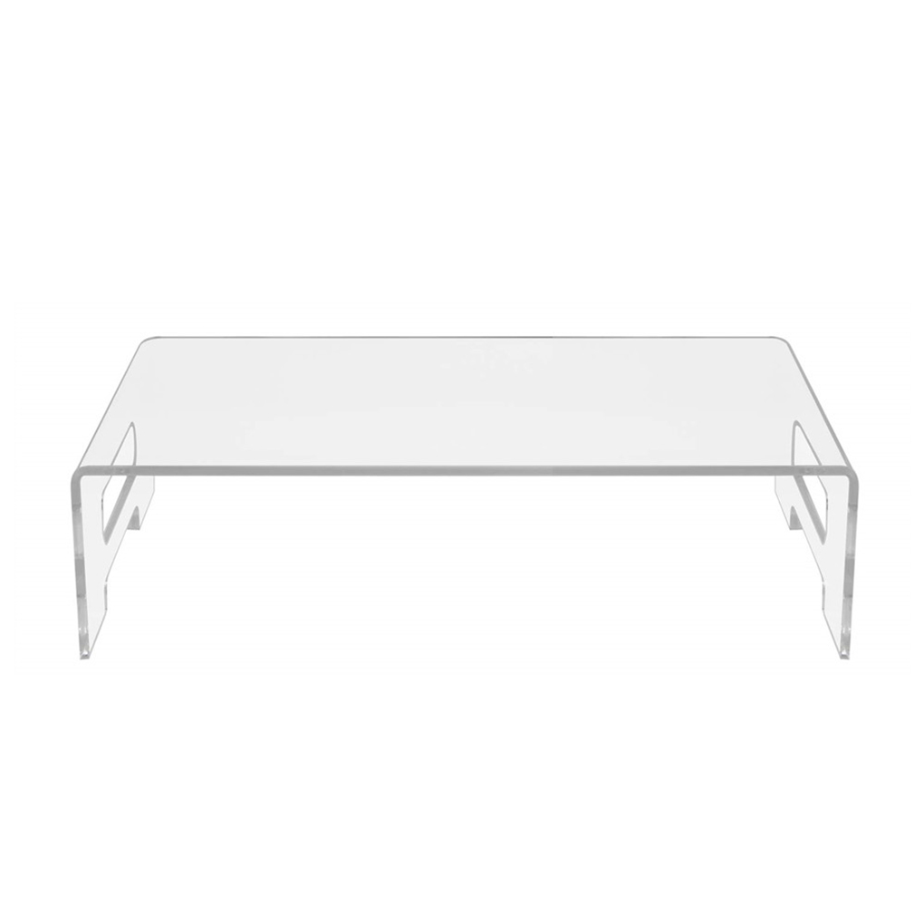Laptop Stand Bamboo - Laptopstandaard van acryl, premium materiaal, draagbaar,