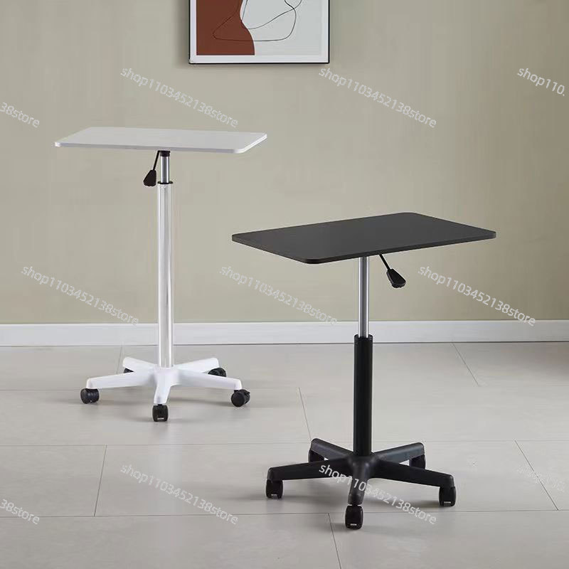 Laptop Stand Bamboo - Katrol Mobiele kleine tafel Staande tafel