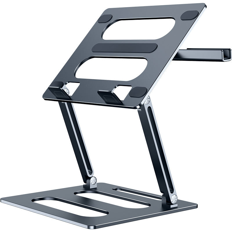 Laptop Stand Bamboo - Laptopbeugel, hangende staande bureautafel, verstelbare heftafel,