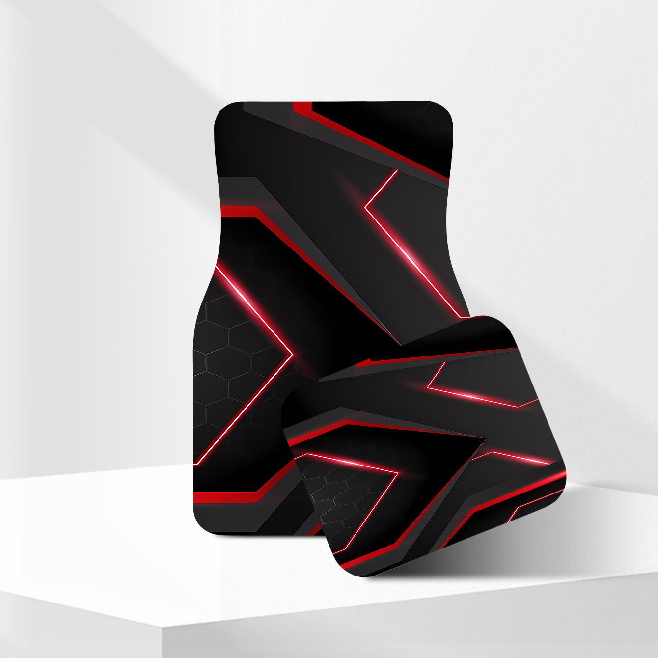 Tech Inspired Accessories - 4-delige set hoogwaardige auto-interieur accessoires vloermatten