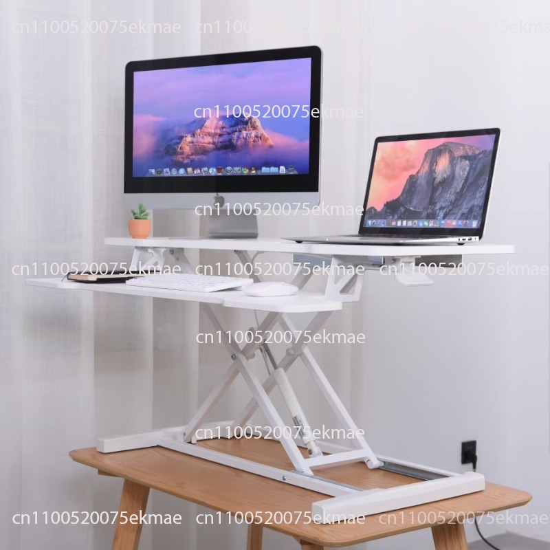 Laptop Stand Bamboo - Ergonomisch verstelbaar bureau van de hoogste