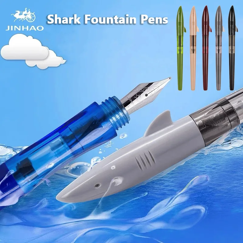 High Tech Office Accessories - Jinhao Leuke Haai Vulpennen F Penpunt