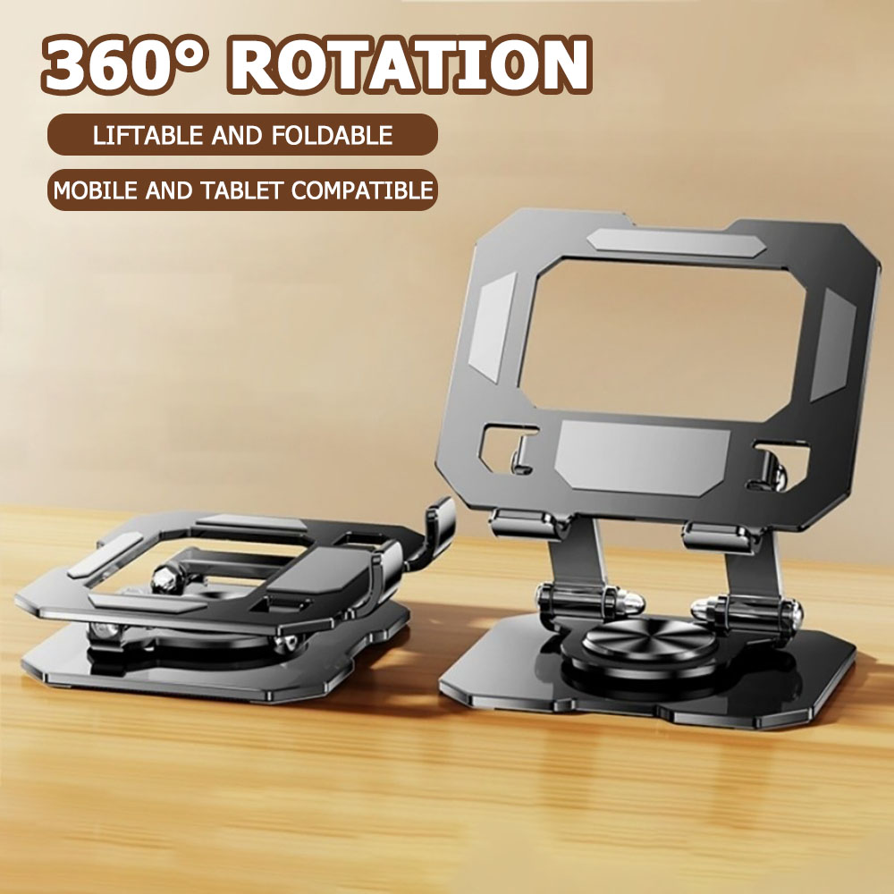 Tech Accessories For Desk - 360 graden draaibare tablet- en telefoonstandaard,