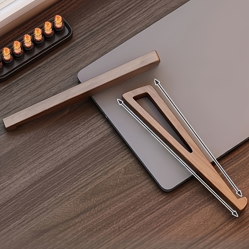 Draagbare opvouwbare houten la - Laptop Stand Bamboo recensie en prijs