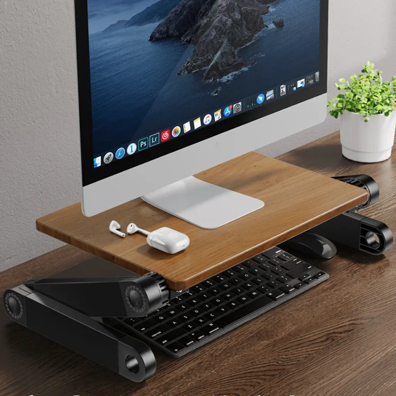 Massief houten laptophoogtesta - Laptop Stand Bamboo recensie en prijs