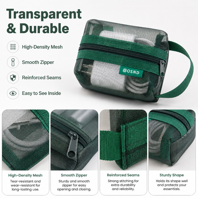 6-delige Mesh Tech Organizer P - Tech Woven Accessories recensie en prijs