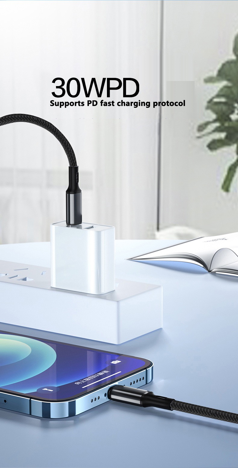 PD 30W USB-kabel voor iPhone 1 - Tech Accessories Phone recensie en prijs