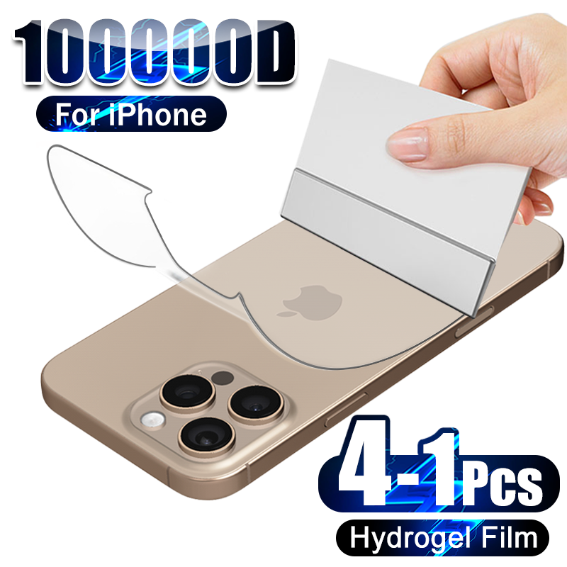 4-1 Stuks Terug Hydrogel Film  - Tech Accessories Phone recensie en prijs