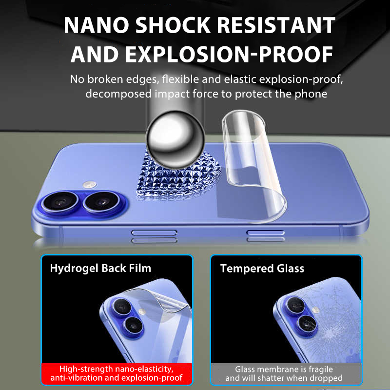 4-1 Stuks Terug Hydrogel Film  - Tech Accessories Phone recensie en prijs