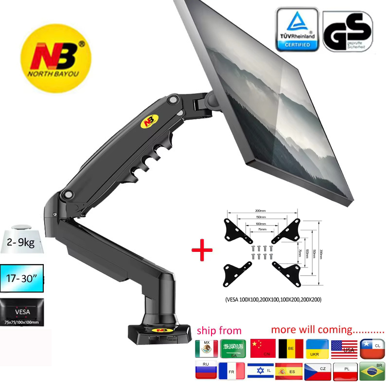 NIEUWE NB F80 17-30' Desktop L - Monitor Arm Single recensie en prijs