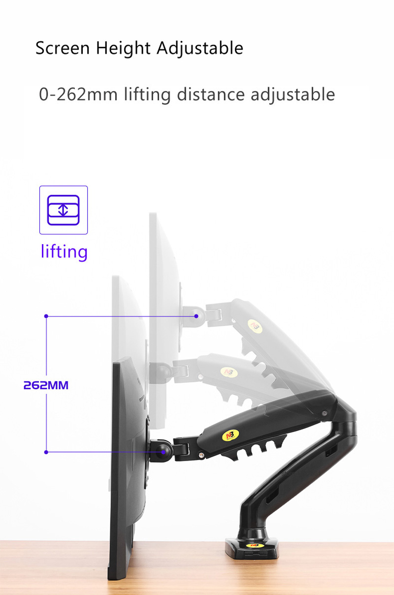 NIEUWE NB F80 17-30' Desktop L - Monitor Arm Single recensie en prijs