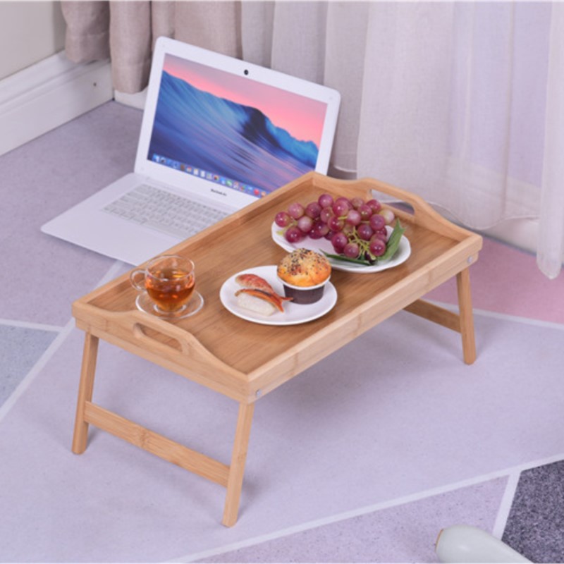 Draagbare Bamboe Houten Bed Di - Laptop Stand Bamboo recensie en prijs