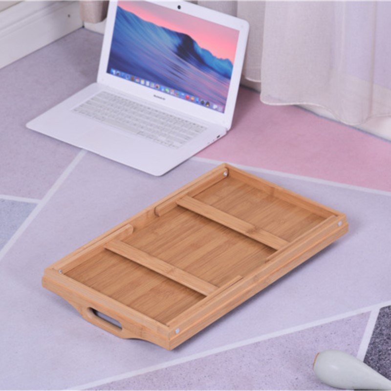 Draagbare Bamboe Houten Bed Di - Laptop Stand Bamboo recensie en prijs