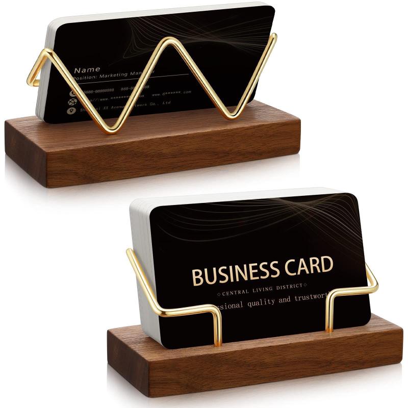 【A8】Houten visitekaartjeshoude - Tech Accessories For Office recensie en prijs