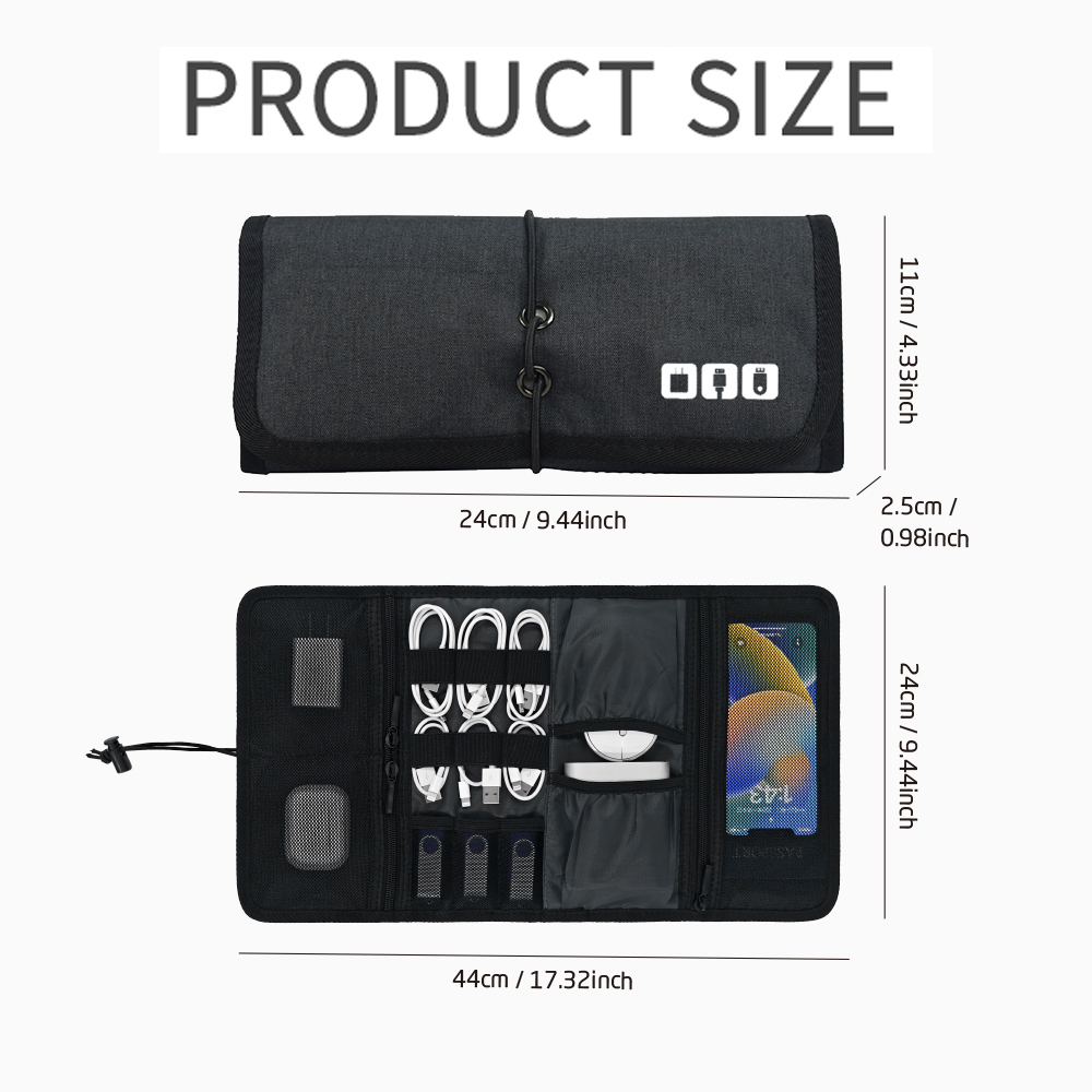 Tech Organizer Bag Kabelopberg - Tech Accessories For Office recensie en prijs