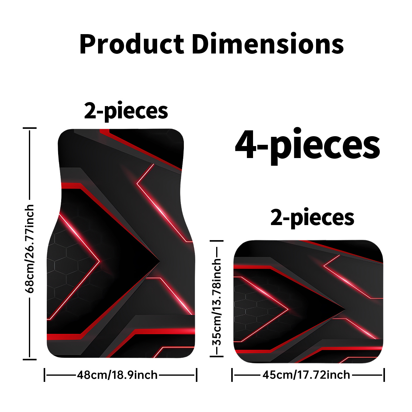 4-delige set hoogwaardige auto - Tech Inspired Accessories recensie en prijs