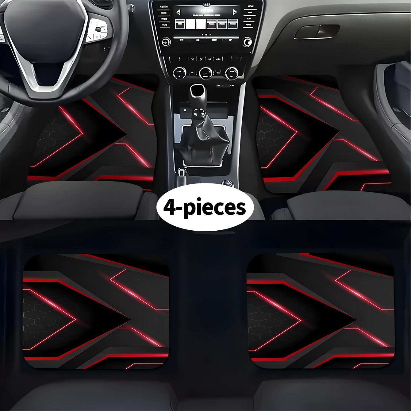 4-delige set hoogwaardige auto - Tech Inspired Accessories recensie en prijs