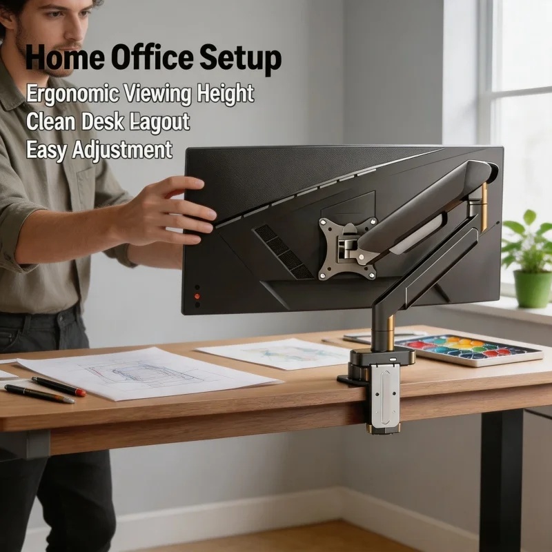 Beugel voor één monitor voor s - Monitor Arm Single recensie en prijs