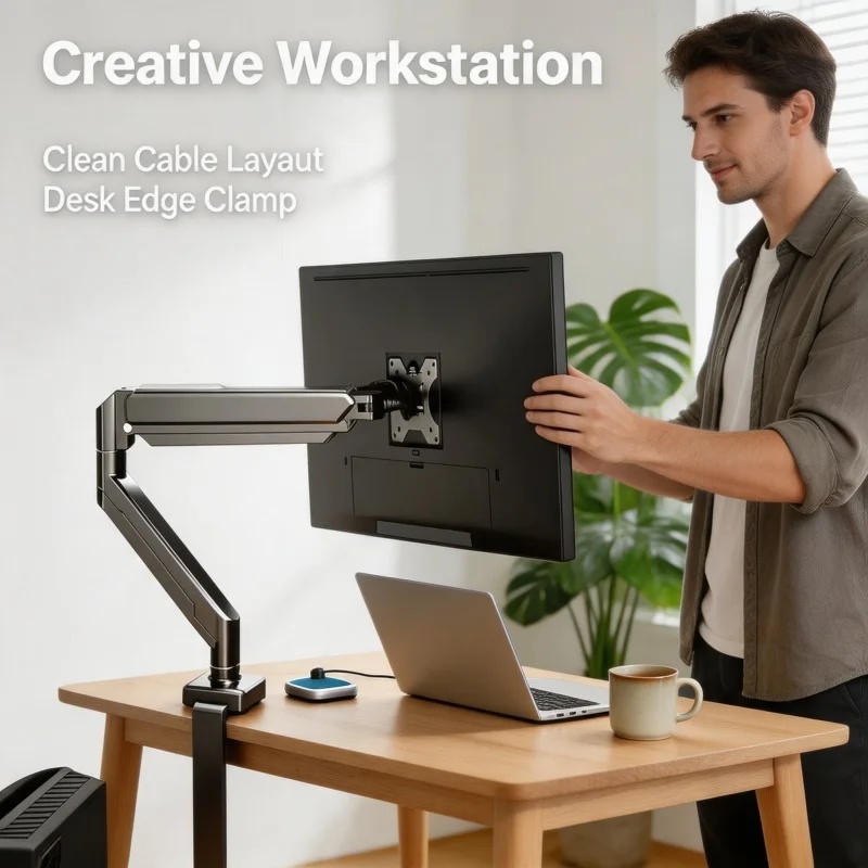 Beugel voor één monitor voor s - Monitor Arm Single recensie en prijs