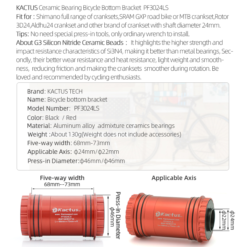KACTUS Fiets Trapas Keramische - Tech Accessories Usa recensie en prijs