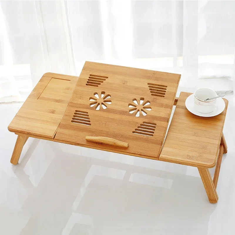 Verstelbaar bamboe laptopburea - Laptop Stand Bamboo recensie en prijs