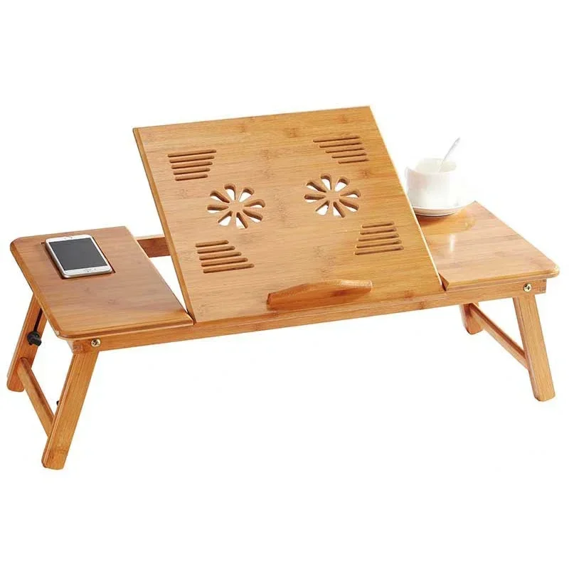 Verstelbaar bamboe laptopburea - Laptop Stand Bamboo recensie en prijs