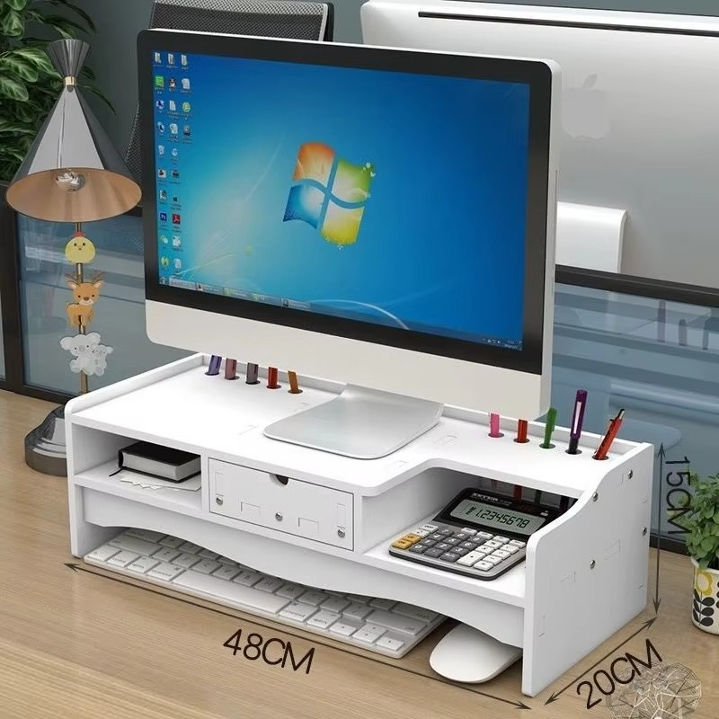 Ruimtebesparende 2-laags bambo - Laptop Stand Bamboo recensie en prijs