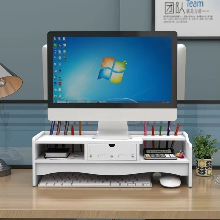 Ruimtebesparende 2-laags bambo - Laptop Stand Bamboo recensie en prijs